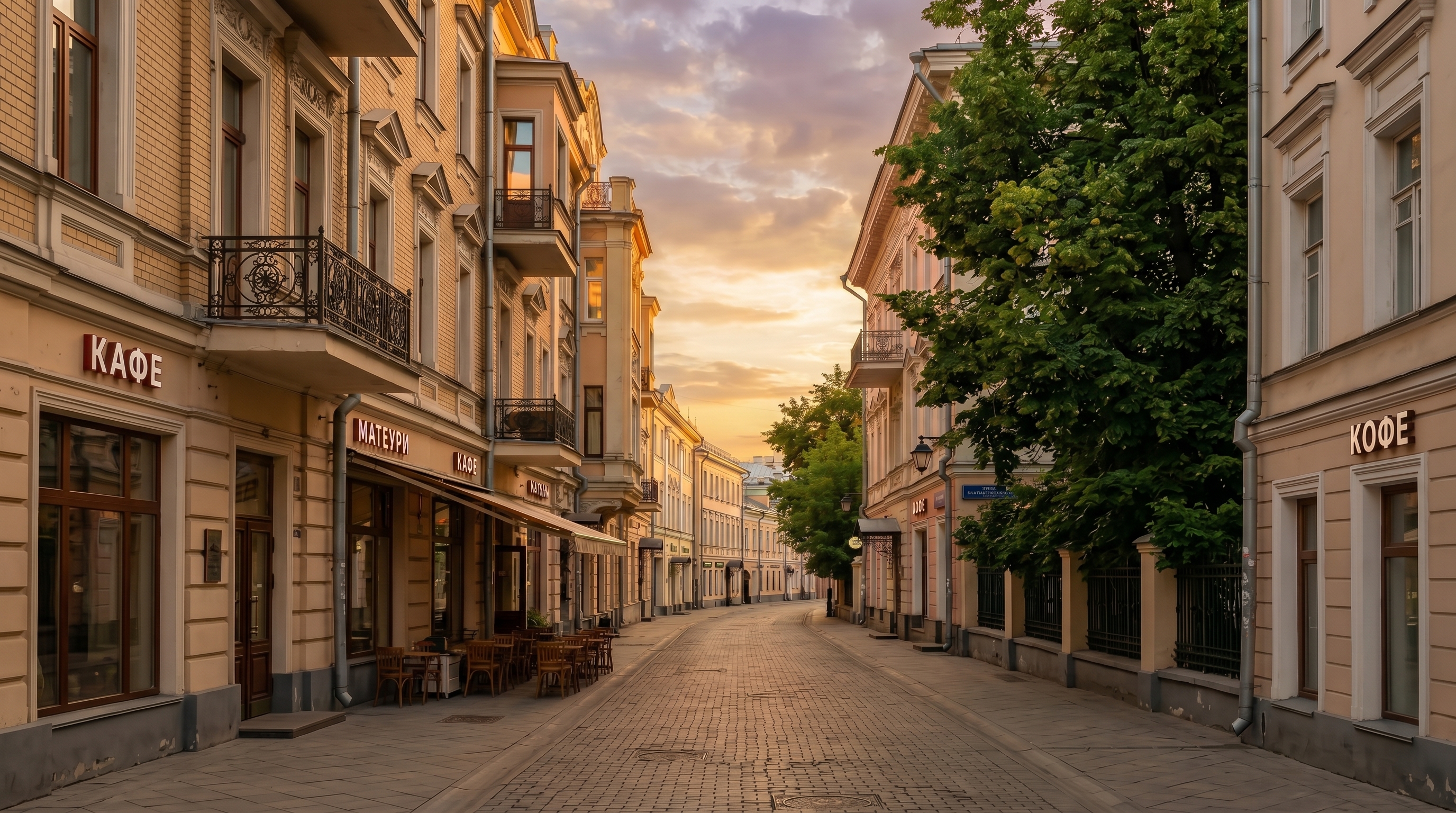 Улица в центре Москвы